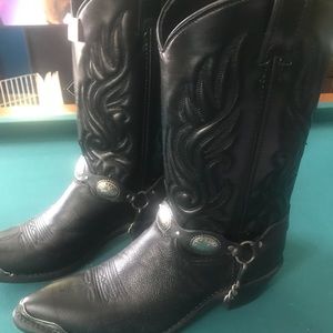 Sage brand black cowboy boots NWT size 9.